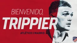 Oficial: Atlético Madrid fichó a Kieran Trippier