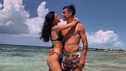 Foto de Paulo Dybala con Oriana.