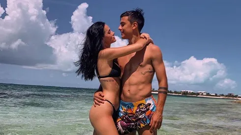 Foto de Paulo Dybala con Oriana.