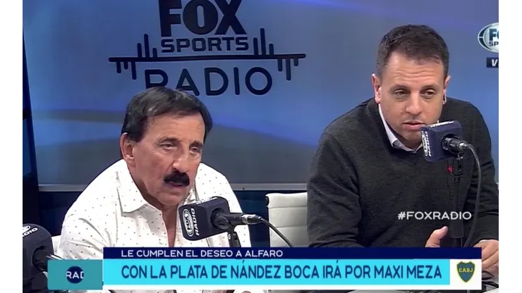 Fox Sports Radio: "Con la plata de Nández, Boca comprará a Meza"