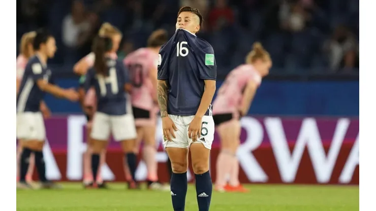 Lorena en el Mundial Femenino de Francia. (Getty)