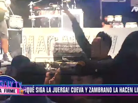 Otra vez Andrés: Christian Cueva fue captado bebiendo en un concierto en Trujillo