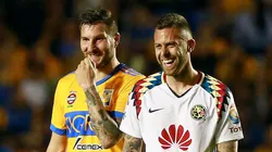 Ejemplar: Gignac dejó la rivalidad de lado y felicitó a Ménez por el título del América