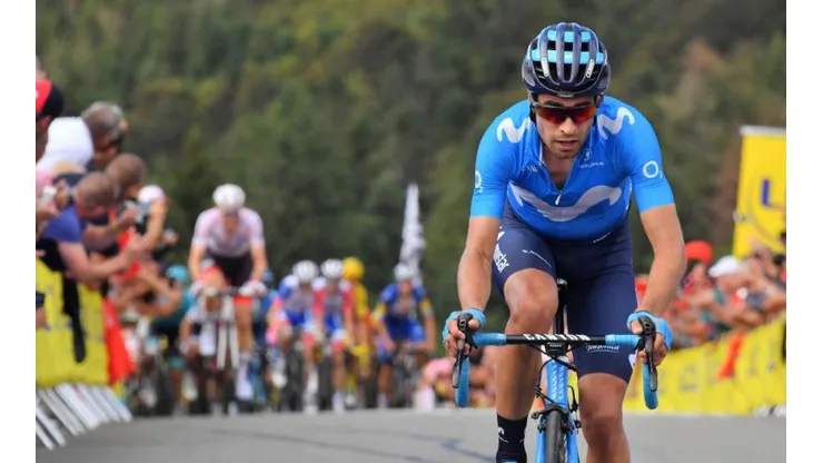 Mikel Landa, ciclista español del Movistar Team.