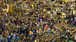 La afición del América celebra la obtención del 35° título.