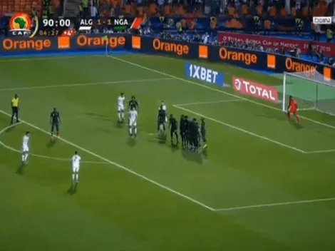 Con este golazo en el último minuto, Mahrez puso a Argelia en la final de la Copa África