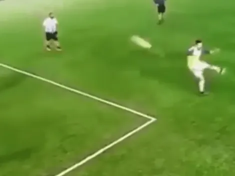 Video viral: hizo el gol de su vida en un partido entre amigos y salió a gritarlo como loco