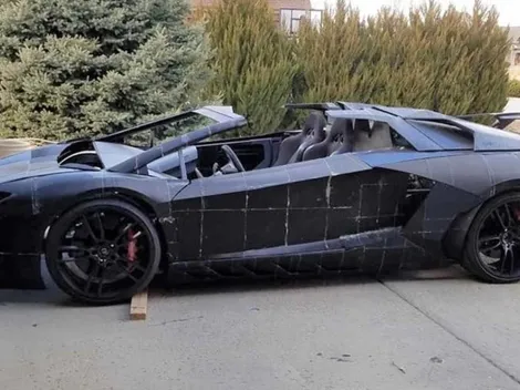 Padre e hijo están construyendo su propio Lamborghini imprimiendo las piezas en 3D