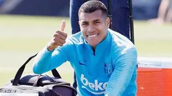 Feliz domingo: Murillo posó con la camiseta de Sampdoria y recuperó su mejor sonrisa