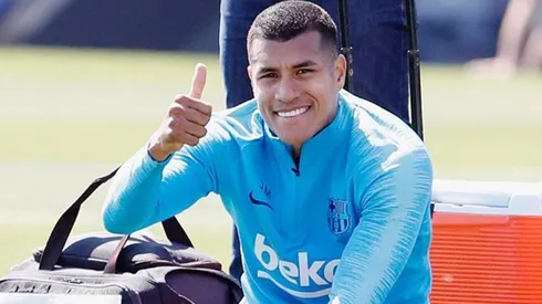 Feliz domingo: Murillo posó con la camiseta de Sampdoria y recuperó su mejor sonrisa