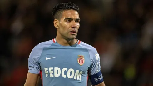 Radamel Falcao García jugando en Mónaco.