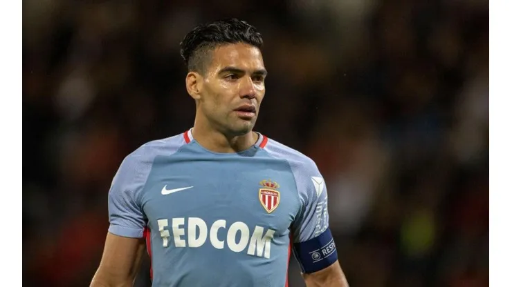 Radamel Falcao García jugando en Mónaco.