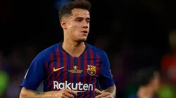 Philippe Coutinho jugando en Barcelona.