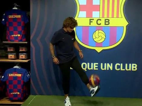 Griezmann ya se animó a tirar magia con el balón y Barcelona subió el video