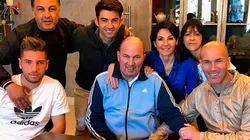 La familia Zidane junto a Farid. (Instagram)