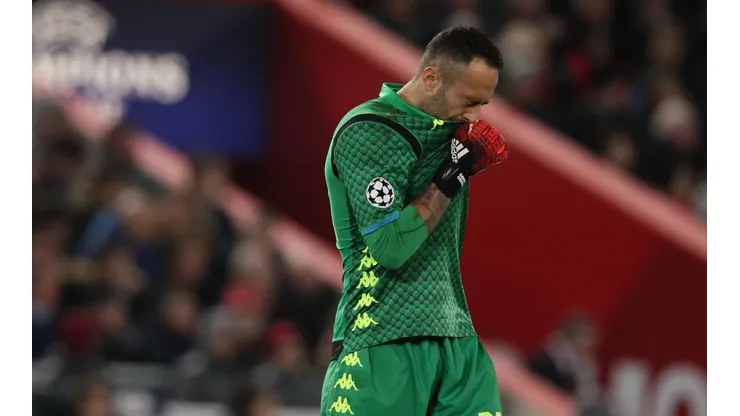 Foto de David Ospina, portero de Napoli.