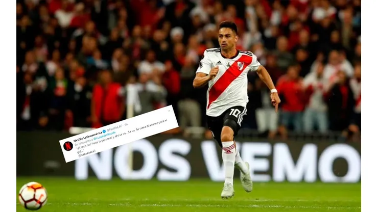 Netflix escribió en Twitter la respuesta más River del día y la rompió: "¡El taco no!"