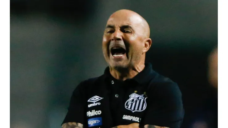 Jorge Sampaoli, entrenador de Santos.