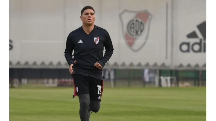 El entrenamiento de Juan Fernando Quintero.