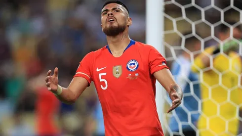 Paulo Díaz durante la Copa América.