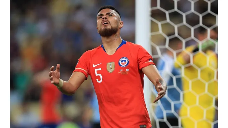 Paulo Díaz durante la Copa América.