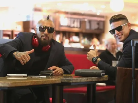 Un hermano: la respuesta de James Rodríguez al saludo de Arturo Vidal por su cumpleaños