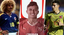 Con Valderrama y James Rodríguez, Independiente presentó con un video bien colombiano a Andrés Roa