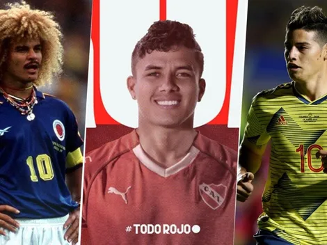 Con Valderrama y James Rodríguez, Independiente presentó con un video bien colombiano a Andrés Roa