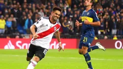 Gol del Pity Martínez a Boca en la última final de Libertadores.