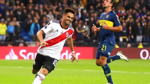 Gol del Pity Martínez a Boca en la última final de Libertadores.