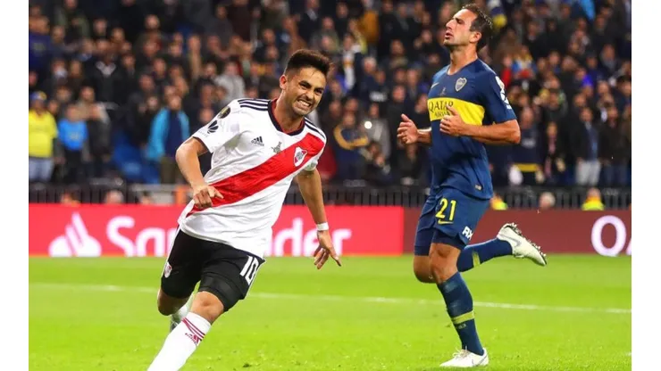 Gol del Pity Martínez a Boca en la última final de Libertadores.