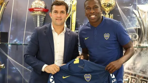 Hurtado, nuevo jugador de Boca. (Foto: Boca oficial)