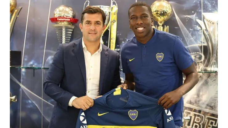 Hurtado, nuevo jugador de Boca. (Foto: Boca oficial)