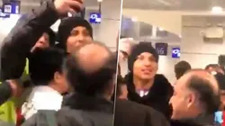 La reacción de Paolo Guerrero cuando unos hinchas brasileños le gritan "pecho frío"