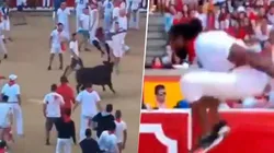 Un loco bárbaro: cobra millones por jugar en la NFL, pero se divierte saltando toros