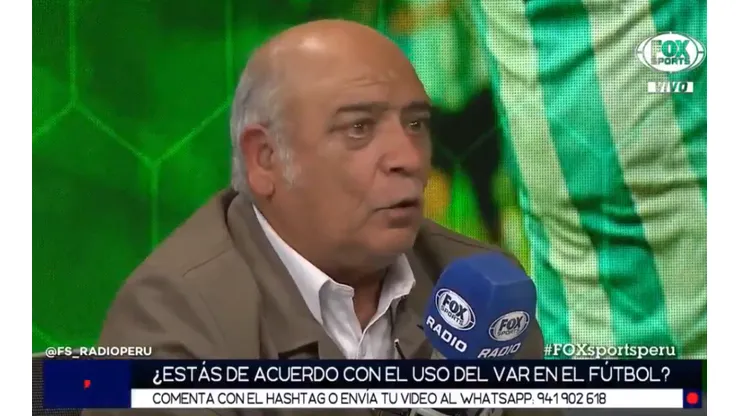 César Mongrut habló anoche con los periodistas de Fox Sports.