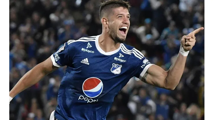 Matías de los Santos, defensor uruguayo de Millonarios.
