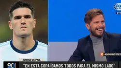 De Paul se cruzó al aire con Benedetto, aclararon todo y nos hicieron llorar de la risa