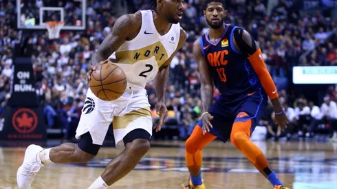 Oklahoma City Thunder v Toronto Raptors - Not Released (NR) NOTE TO USER: User expressly acknowledges and agrees that, by downloading and or using this photograph, User is consenting to the terms and conditions of the Getty Images License Agreement.