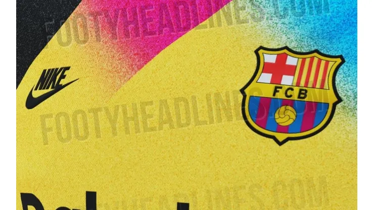 Así luce la nueva camiseta de arquero del Barcelona.