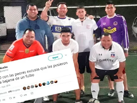 Abrió hilo en Twitter con excusas que pusieron para bajarse de un partido y la rompió toda