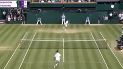 Foto del partido de tenis.