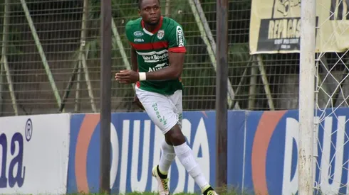 Yustin Arboleda, delantero del equipo Marathon de Honduras.