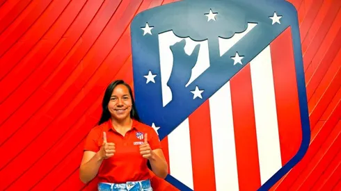 Charlyn Corral llega procedente del Levante, donde fue goleadora. (Foto: sitio oficial Atlético de Madrid)