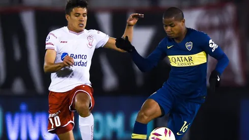 Andrés Roa durante su estadía en Huracán.
