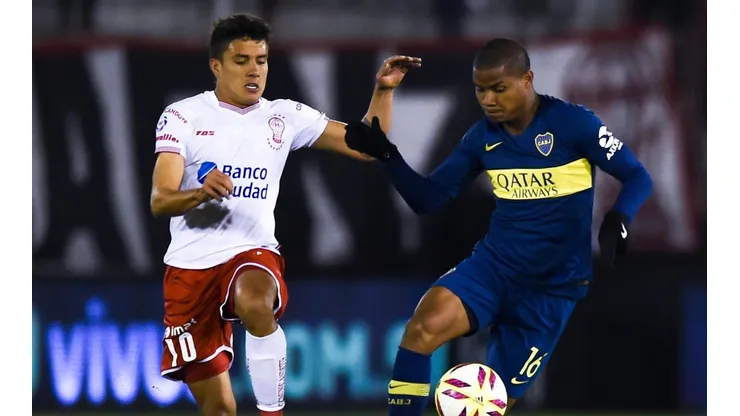 Andrés Roa durante su estadía en Huracán.