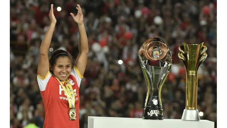 Leicy Santos, jugadora de Independiente Santa Fe femenino.