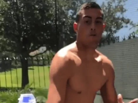 ¡Tengan cuidado! Funes Mori retó a Layún al Bottle Cap Challenge