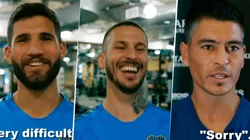 A los jugadores de Boca los hicieron hablar en inglés y estallamos de risa
