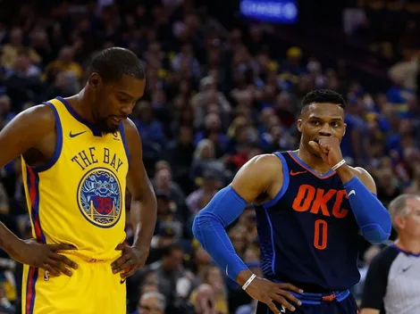 Polémica: allegados a Kevin Durant aseguran que "nadie quiere jugar con Russell Westbrook"